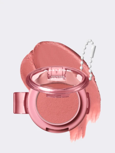 Вельветовый пигмент для губ и щёк AMUSE Powder Lip & Cheek 03 Mocha