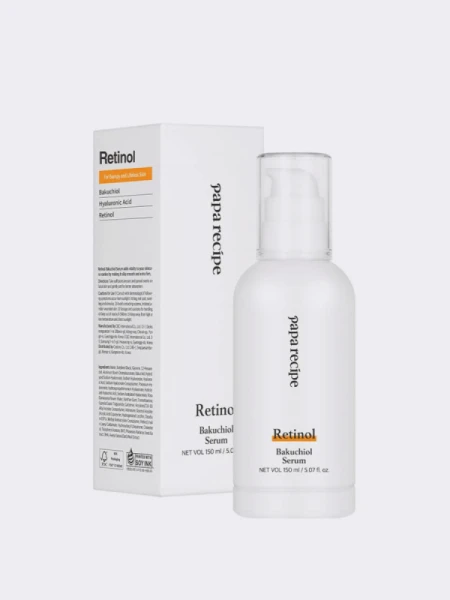 Обновляющая сыворотка для лица с ретинолом и бакучиолом Papa Recipe Retinol Bakuchiol Serum Обновляющая сыворотка для лица с ретинолом и бакучиолом Papa Recipe Retinol Bakuchiol Serum