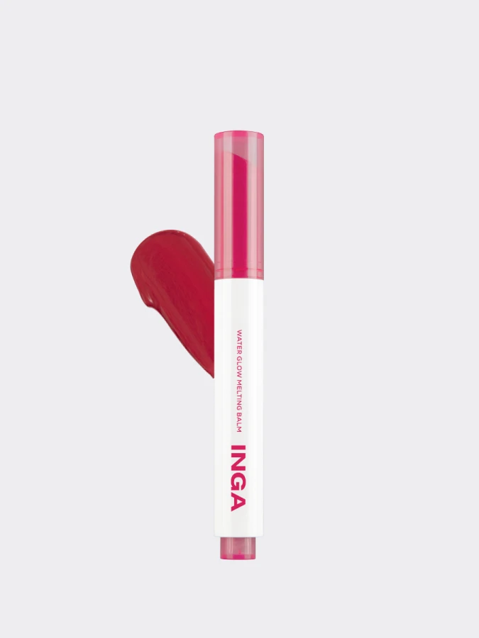 Тающий оттеночный бальзам для губ INGA Water Glow Melting Balm Fig Juice