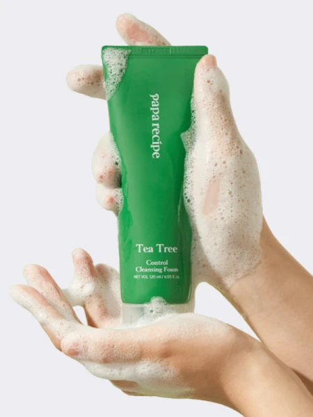 Пенка для умывания с экстрактом чайного дерева Papa Recipe Tea Tree Control Cleansing Foam Пенка для умывания с экстрактом чайного дерева Papa Recipe Tea Tree Control Cleansing Foam