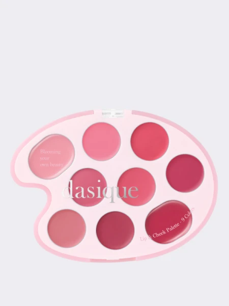 Универсальная кремовая палетка для губ и щёк Dasique Lip & Cheek Palette #03 Pink Coloring