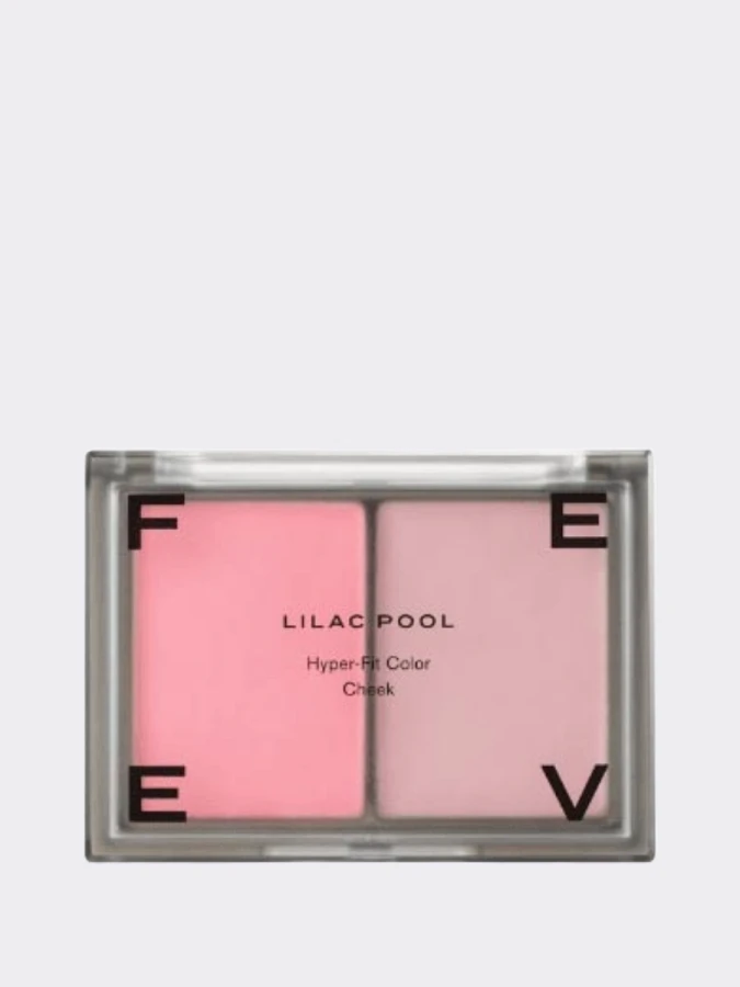 Кремовые спрессованные румяна в холодных оттенках FEEV Hyper-Fit Color Cheek Lilac Pool