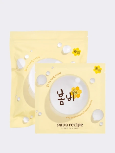 Набор успокаивающих тканевых масок для лица с пантенолом Papa Recipe Bombee Soothing Panthenol Mask Pack Set Набор успокаивающих тканевых масок для лица с пантенолом Papa Recipe Bombee Soothing Panthenol Mask Pack Set