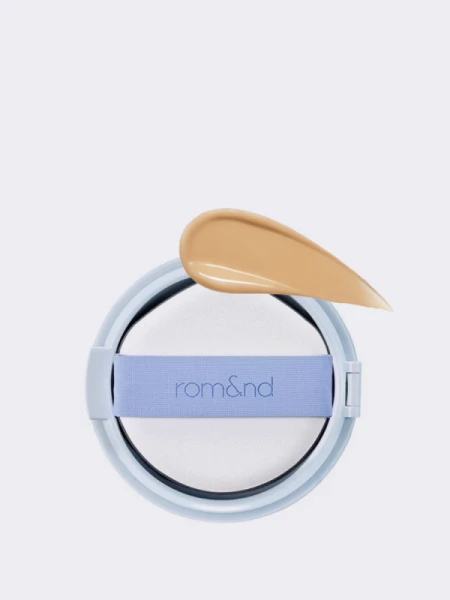 Рефил для кушона с влажным финишем в тёплом песочном оттенке rom&nd Bare Water Cushion 05 Sand 25 SPF38 PA++++ REFILL Рефил для кушона с влажным финишем в тёплом песочном оттенке rom&nd Bare Water Cushion 05 Sand 25 SPF38 PA++++ REFILL