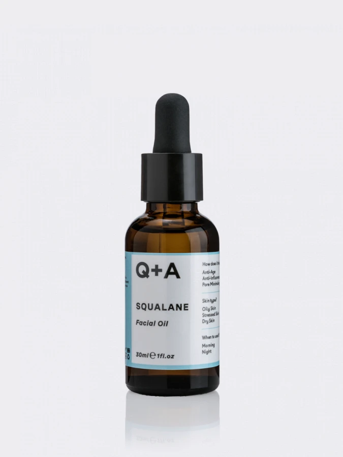 Восстанавливающее масло сквалана Q+A Squalane Facial Oil Восстанавливающее масло сквалана Q+A Squalane Facial Oil