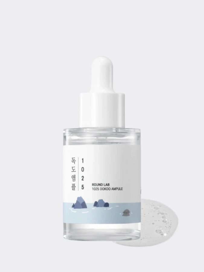 Увлажняющая сыворотка для лица с морской водой Round Lab 1025 Dokdo Ampoule
