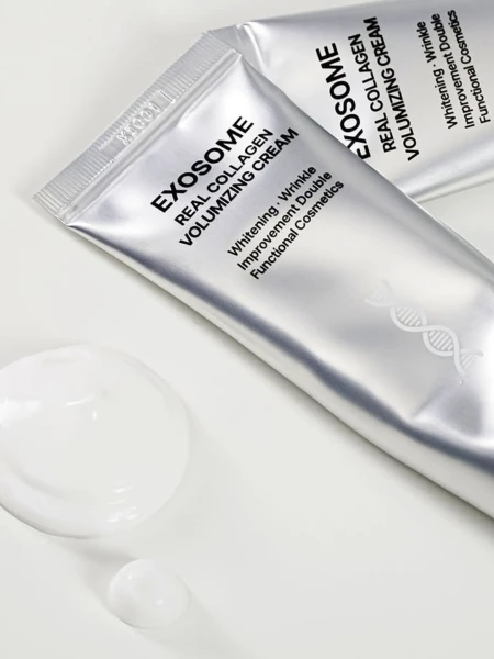 Укрепляющий крем для лица с экзосомами и бакучиолом DR.REBORN Exosome Real Collagen Volumizing Cream