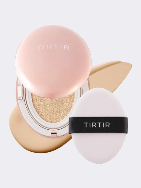 Тональный кушон со стойким матовым финишем TIRTIR Mask Fit All-Cover Cushion 17W French Vanilla Тональный кушон со стойким матовым финишем TIRTIR Mask Fit All-Cover Cushion 17W French Vanilla