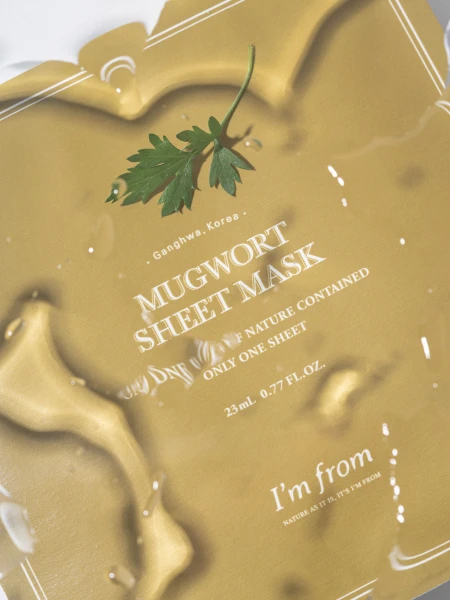 Тканевая маска с экстрактом полыни I'm from Mugwort Sheet Mask Тканевая маска с экстрактом полыни I'm from Mugwort Sheet Mask