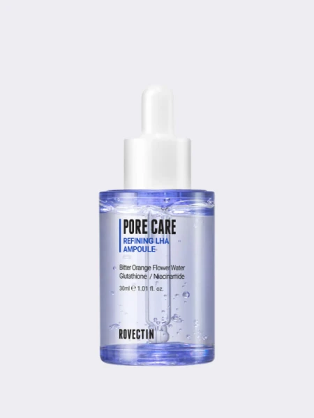 Сыворотка для лица против воспалений и постакне ROVECTIN Pore Care Refining LHA Ampoule Сыворотка для лица против воспалений и постакне ROVECTIN Pore Care Refining LHA Ampoule
