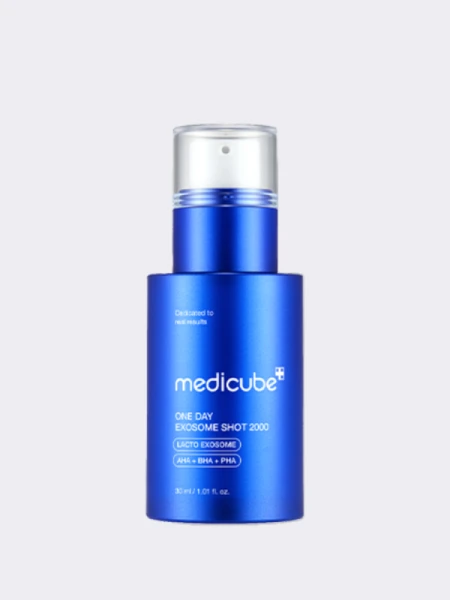 Выравнивающая сыворотка со спикулами и экзосомами Medicube One Day Exosome Shot Pore Serum 2000 Выравнивающая сыворотка со спикулами и экзосомами Medicube One Day Exosome Shot Pore Serum 2000