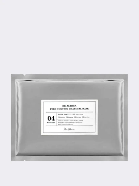 Тканевая маска с древесным углем для сужения пор Dr.Althea Pore-Control Charcoal Mask Тканевая маска с древесным углем для сужения пор Dr.Althea Pore-Control Charcoal Mask