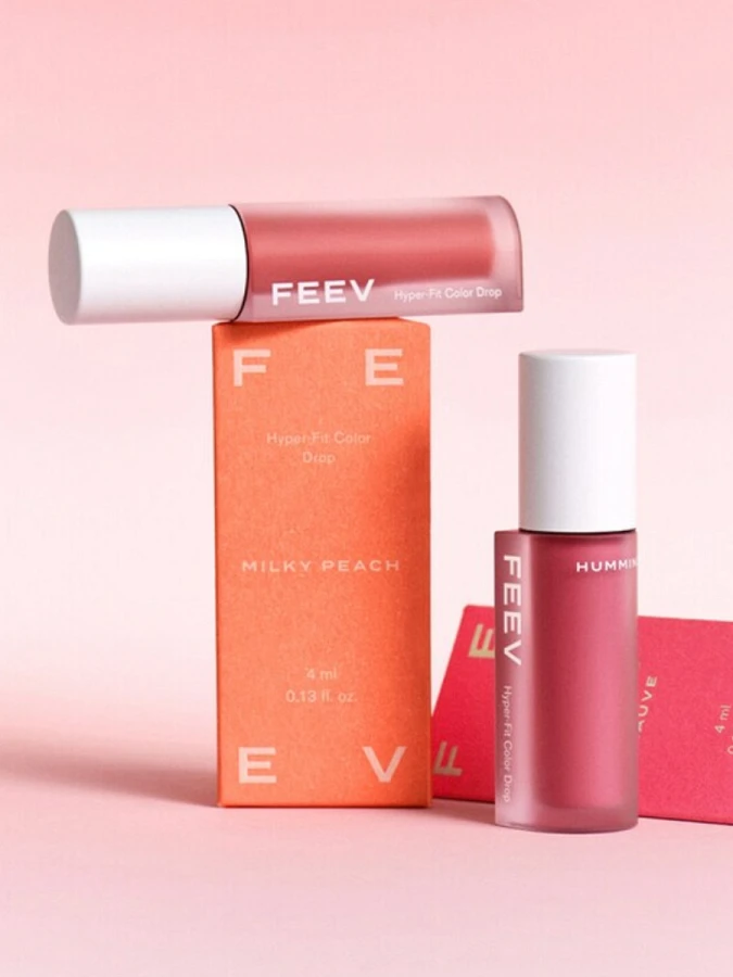 Гелевый тинт для губ FEEV Hyper-Fit Color Drop Milky Peach