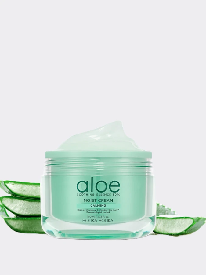 Увлажняющий крем для лица HOLIKA HOLIKA Aloe Soothing Essence 80% Moisturizing Cream