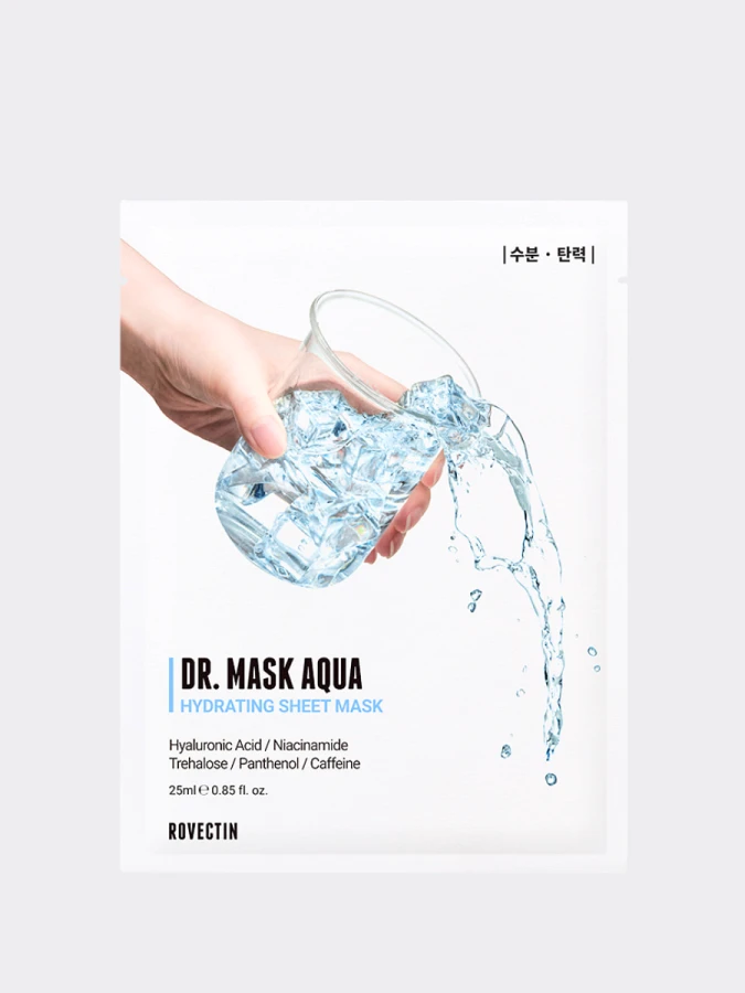 Увлажняющая тканевая маска для лица ROVECTIN Skin Essentials Dr. Mask Aqua Hydrating Sheet Mask