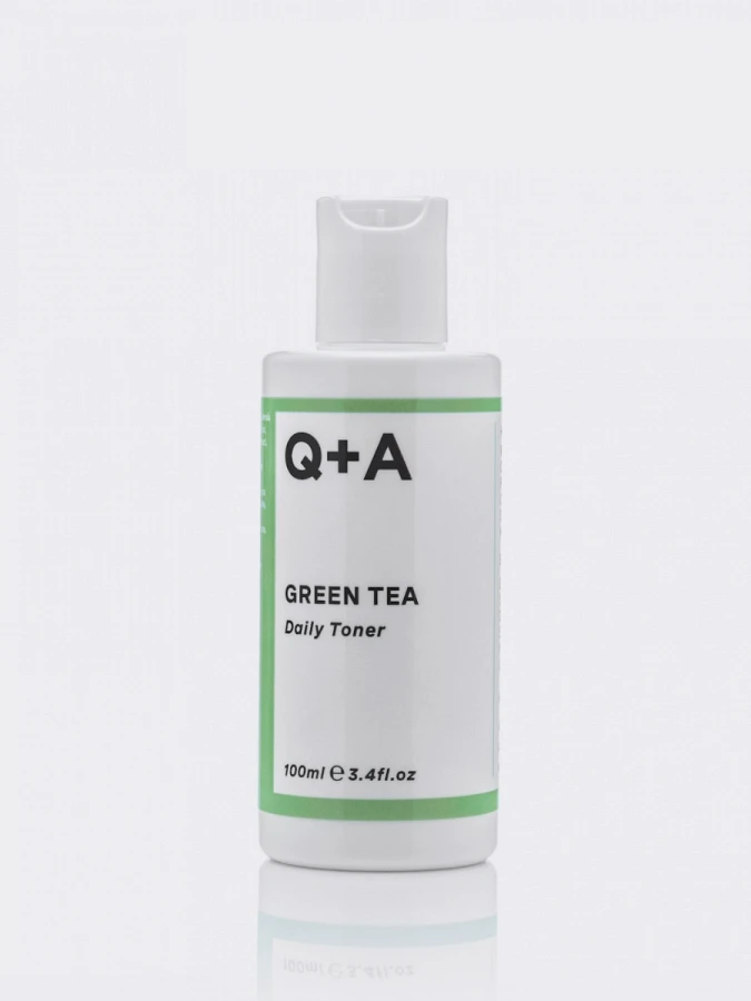 Освежающий тонер для лица с экстрактом зеленого чая и алоэ вера Q+A Green Tea Daily Toner