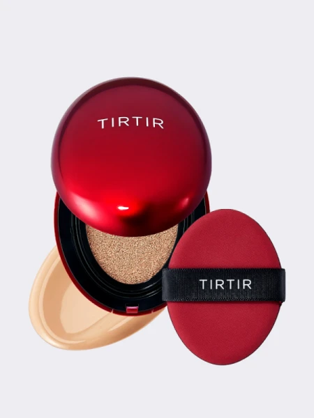Тональный кушон с полуматовым финишем TIRTIR Mask Fit Red Cushion 22N Shell Beige Тональный кушон с полуматовым финишем TIRTIR Mask Fit Red Cushion 22N Shell Beige
