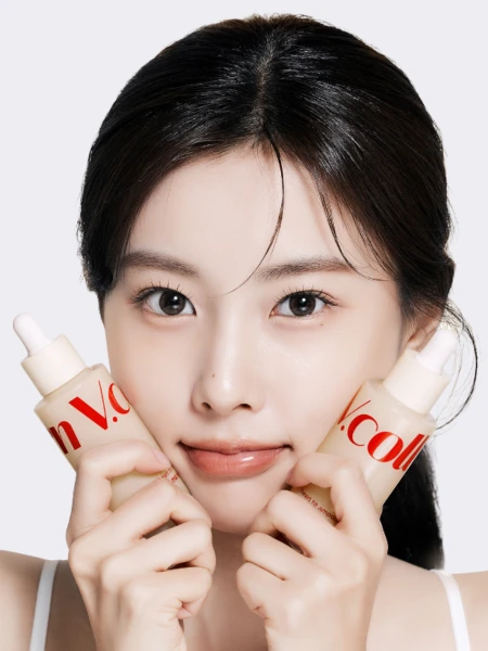 Восстанавливающая ампульная сыворотка для лица с растительным коллагеном Ma:nyo Factory VCollagen Heart Fit Ampoule