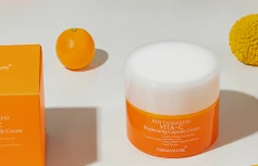 Антиоксидантный крем для лица с витамином С DERMASHARE Red Tangerine Vita-C Brightening Capsule Cream