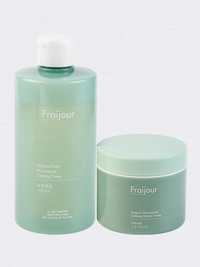Успокаивающий набор для лица с полынью и кислотами Fraijour