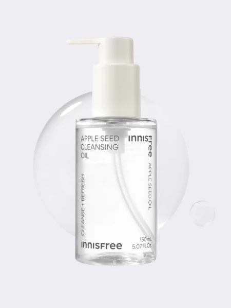 Очищающее гидрофильное масло с экстрактом яблока innisfree Apple Seed Cleansing Oil