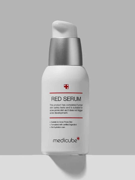 Противовоспалительная сыворотка для работы с акне Medicube Red Serum 2.0 Противовоспалительная сыворотка для работы с акне Medicube Red Serum 2.0