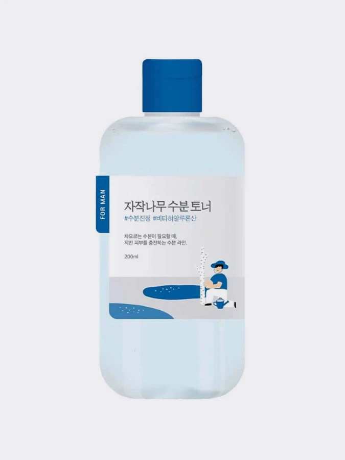 Успокаивающий тонер для мужчин с берёзовым соком Round Lab For Men Birch Juice Moisturizing Toner