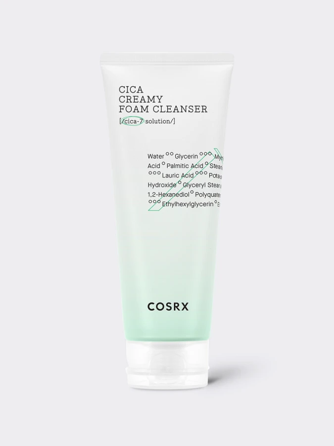 Кремовая пенка для чувствительной кожи Cosrx Cica Creamy Foam Cleanser