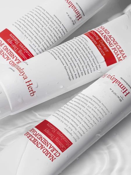 Противовоспалительная пенка для умывания с кислотами NARD ACNE Clear Cleansing Foam