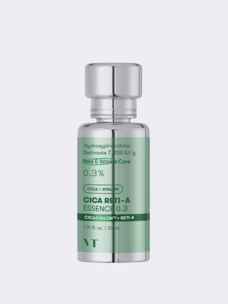 Усиленная обновляющая эссенция с ретинолом и экстрактом центеллы VT Cica Reti-A Essence 0.3