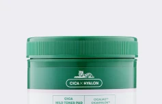 Успокаивающие тонер-пэды с центеллой VT Cosmetics Cica Mild Toner Pad