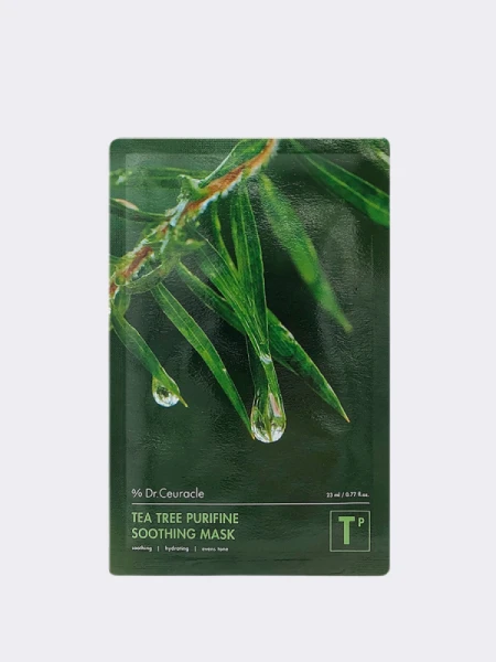 Противовоспалительная тканевая маска с чайным деревом Dr.Ceuracle Tea Tree Purifine Soothing Mask Противовоспалительная тканевая маска с чайным деревом Dr.Ceuracle Tea Tree Purifine Soothing Mask