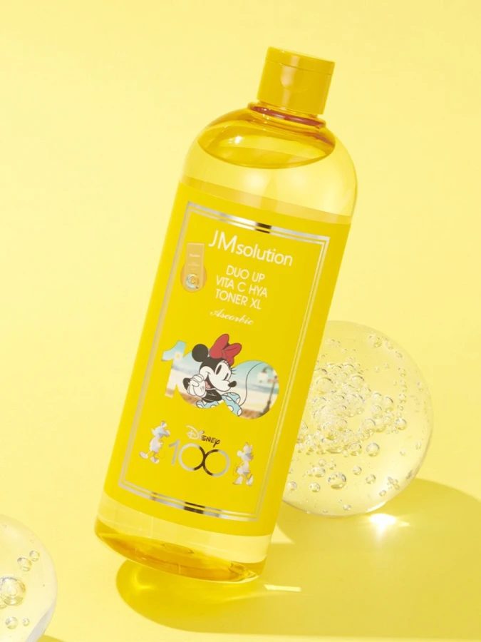 Выравнивающий тонер с витамином С и пептидами JMSolution Duo Up Vita C Hya Toner XL Disney