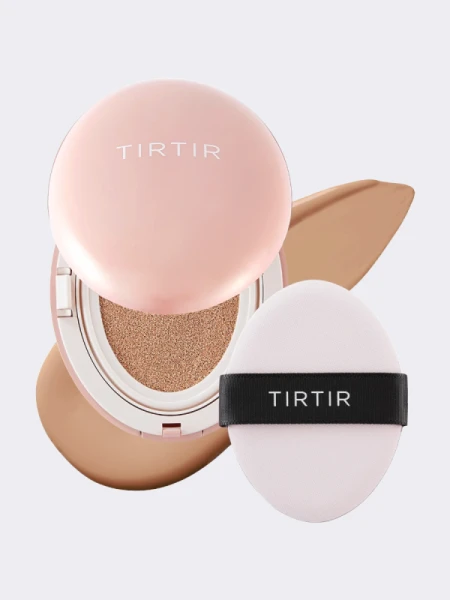 Тональный кушон со стойким матовым финишем TIRTIR Mask Fit All-Cover Cushion 27C Cool Beige Тональный кушон со стойким матовым финишем TIRTIR Mask Fit All-Cover Cushion 27C Cool Beige
