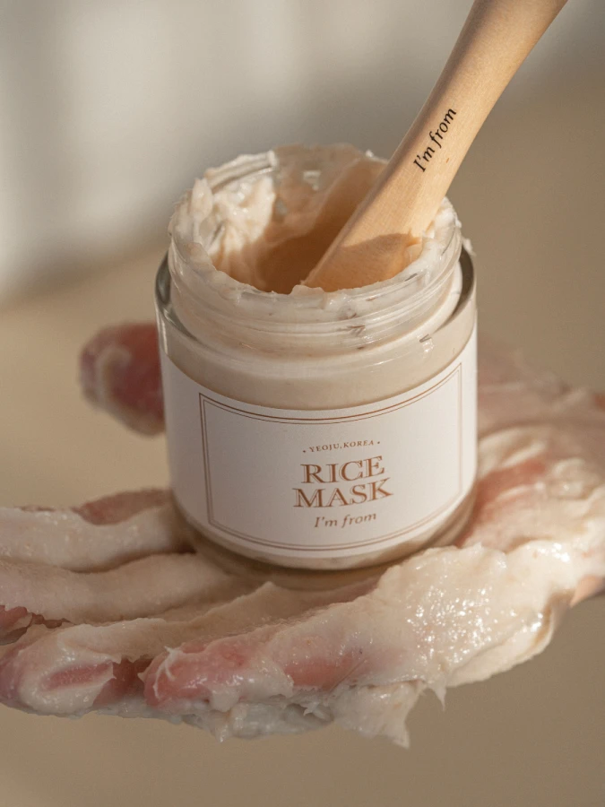 Питательная смываемая маска с отрубями I'm from Rice Mask