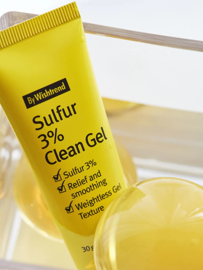 Противовоспалительный крем-гель By Wishtrend Sulfur 3% Clean Gel Противовоспалительный крем-гель By Wishtrend Sulfur 3% Clean Gel