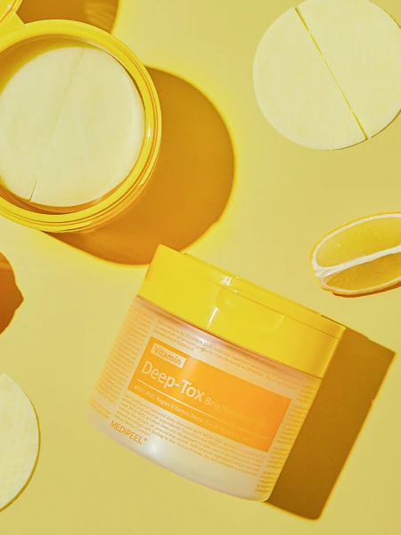 Осветляющие пэды для лица с витаминным комплексом Medi-Peel Vitamin Deep-Tox Brightening Pad Осветляющие пэды для лица с витаминным комплексом Medi-Peel Vitamin Deep-Tox Brightening Pad