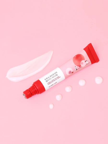 Укрепляющий крем-роллер для век с экстрактом камелии и коллагеном Round Lab Camellia Deep Collagen Eye Cream