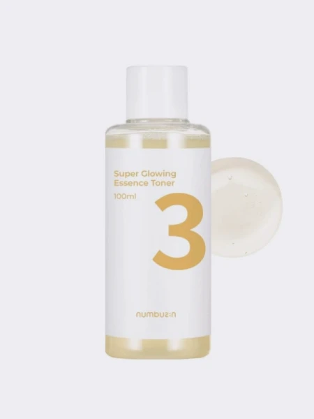 Ферментированный тонер-эссенция для сияния кожи TRAVEL Numbuzin No.3 Super Glowing Essence Toner Ферментированный тонер-эссенция для сияния кожи TRAVEL Numbuzin No.3 Super Glowing Essence Toner