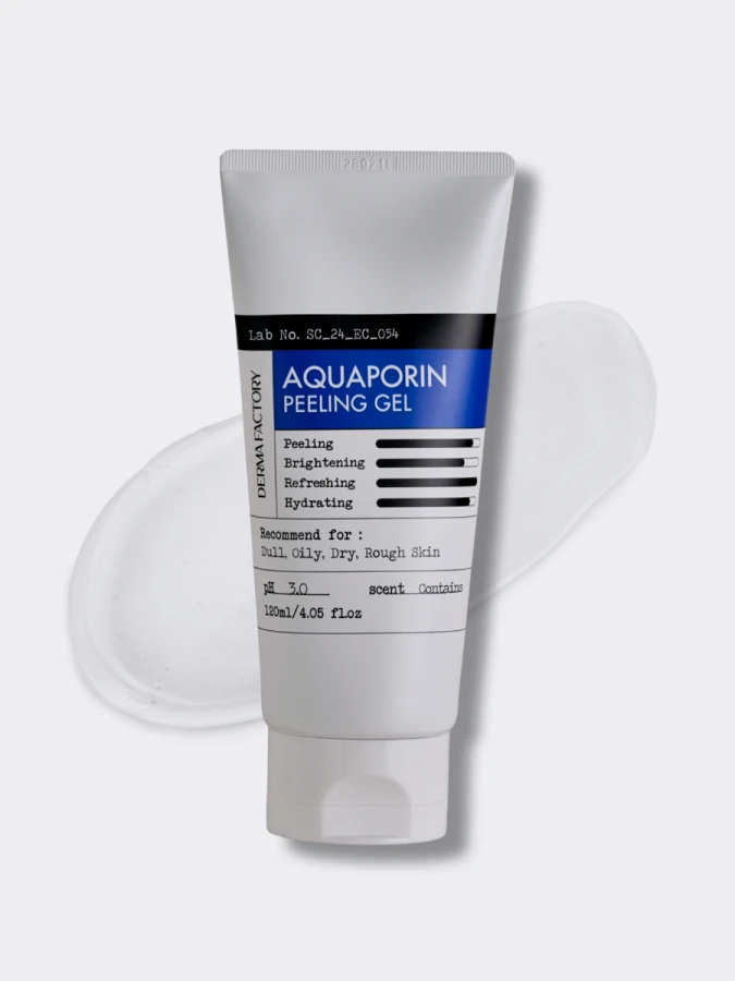 Мягкая пилинг-скатка с энзимом ананаса Derma Factory Aquaporin Peeling Gel