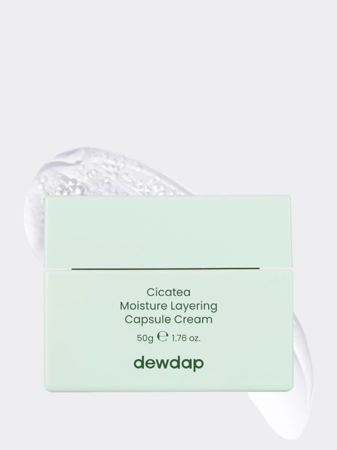 Восстанавливающий капсульный крем с экстрактом центеллы dewdap Cicatea Moisture Layering Capsule Cream