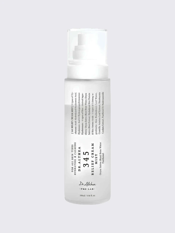 Двухфазный кремовый спрей для лица с экстрактом риса Dr.Althea 345 Relief Cream Mist