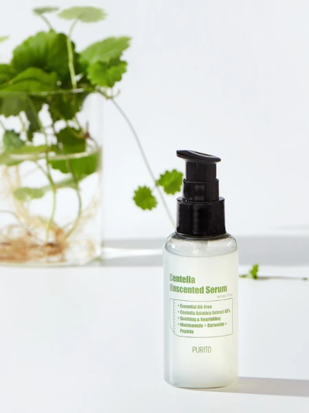 Успокаивающая сыворотка для чувствительной кожи с центеллой азиатской Purito Centella Unscented Serum Успокаивающая сыворотка для чувствительной кожи с центеллой азиатской Purito Centella Unscented Serum