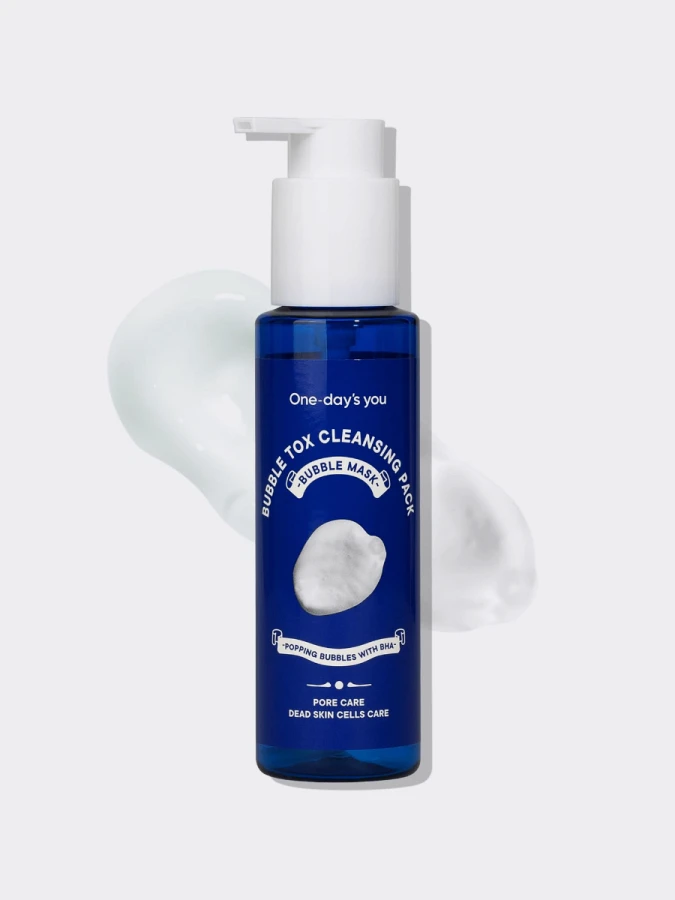 Пузырьковая маска-пенка для очищения пор с растительными экстрактами One-Day's You Bubble Tox Cleansing Pack