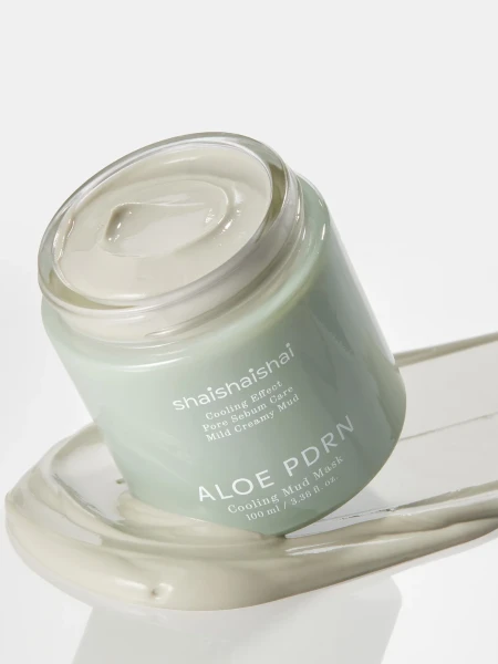 Освежающая глиняная маска с растительным ПДРН ShaiShaiShai Aloe PDRN Cooling Mud Mask