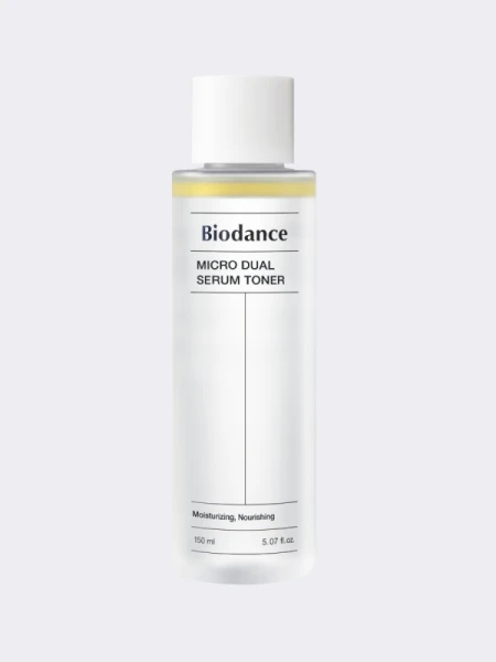 Двухфазный питательный тонер с маслами и гиалуроновой кислотой Biodance Micro Dual Serum Toner Двухфазный питательный тонер с маслами и гиалуроновой кислотой Biodance Micro Dual Serum Toner