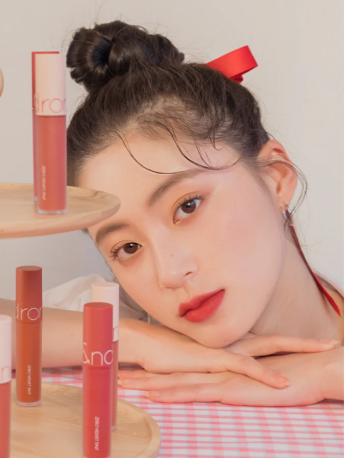 Вельветовый тинт с матовым финишем в красно-оранжевом оттенке rom&nd Zero Velvet Tint 12 Anne Shirley