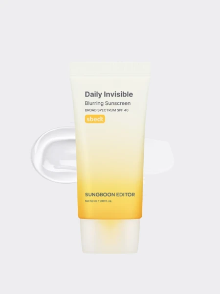 Солнцезащитный крем с глутатионом Sungboon Editor Daily Invisible Blurring Sunscreen SPF40+ PA+++