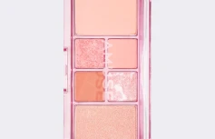 Палетка для глаз и лица AMUSE Vegan Face All Palette 02 Peach Glow