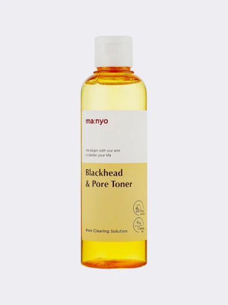 Очищающий тонер на основе гамамелиса и салициловой кислоты Ma:nyo Factory Blackhead & Pore Toner Очищающий тонер на основе гамамелиса и салициловой кислоты Ma:nyo Factory Blackhead & Pore Toner